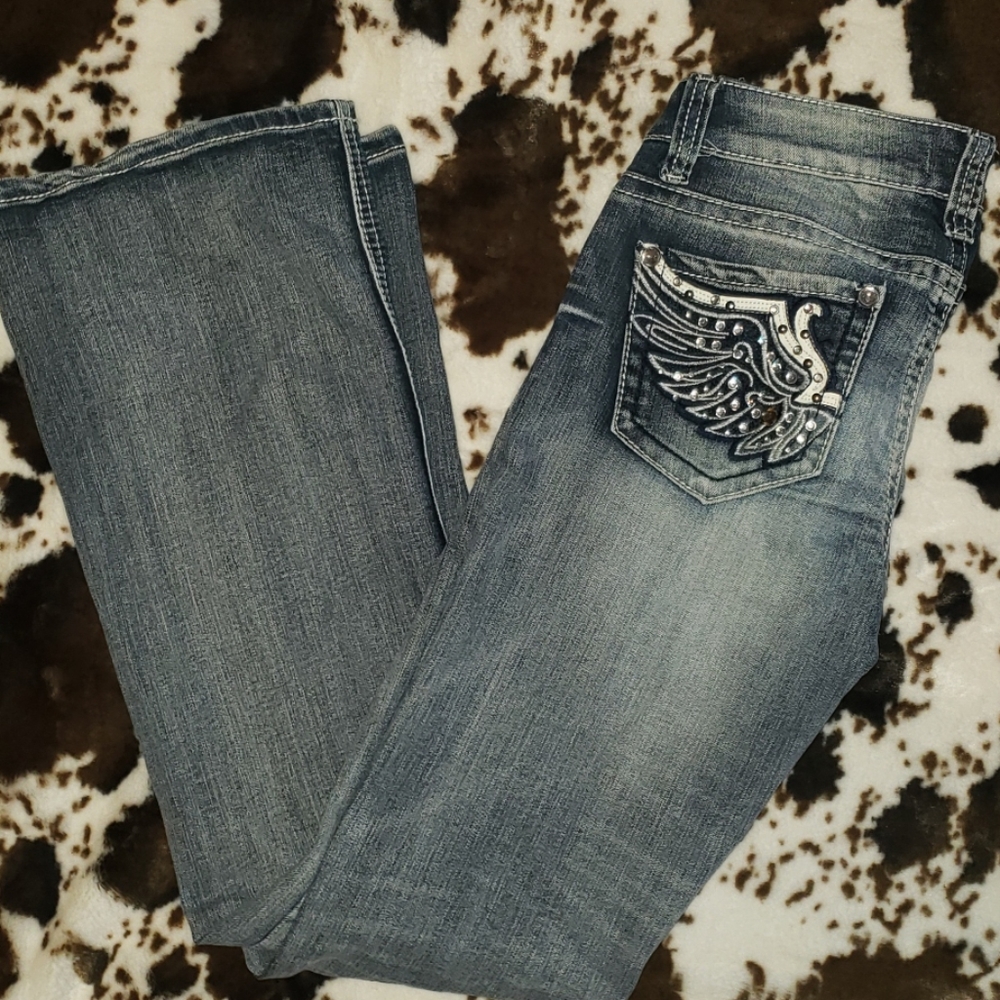 Bootcut medium wash jeans